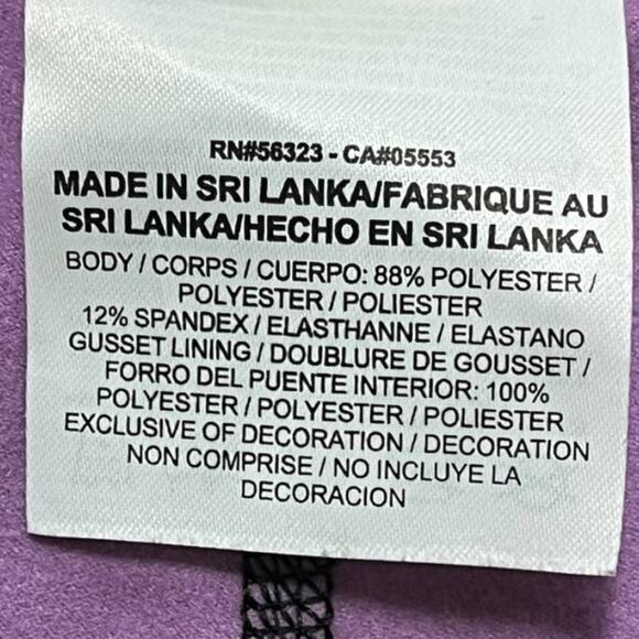 NIKE PRO Dri Fit Full Length Leggings in Purple Space Dye SZ M - Picture 9 of 11